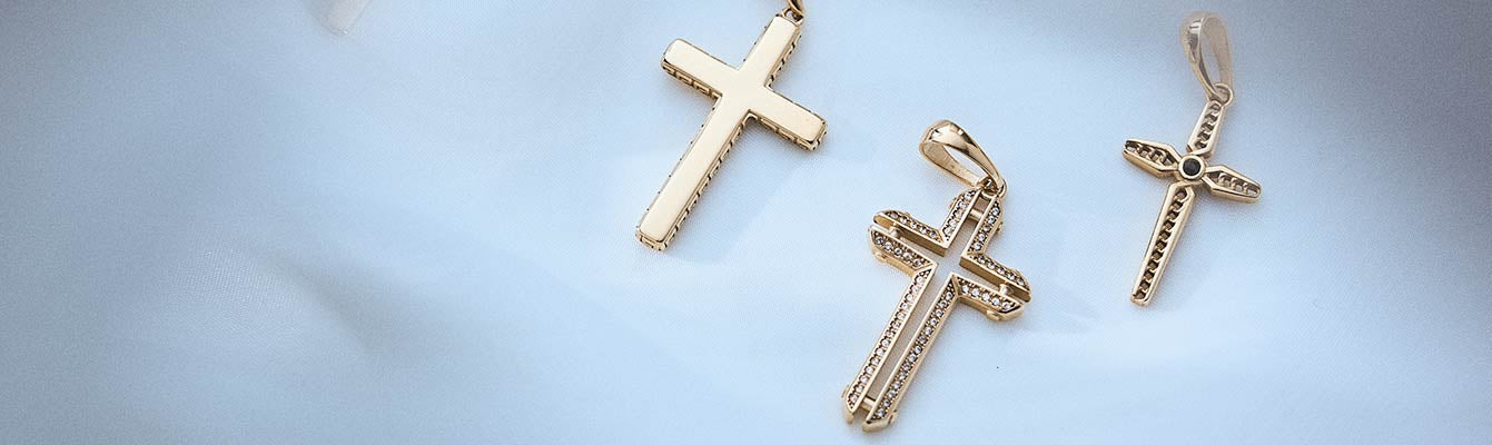 Dijes de Cruz en Oro Laminado y Plata Oro: Encuentra el Estilo que Va Contigo