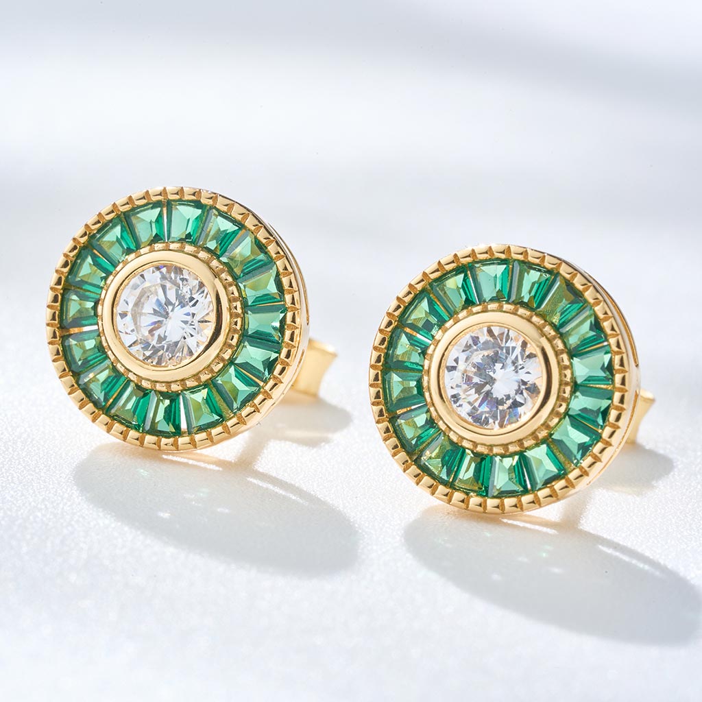Aretes Clara Esmeralda
