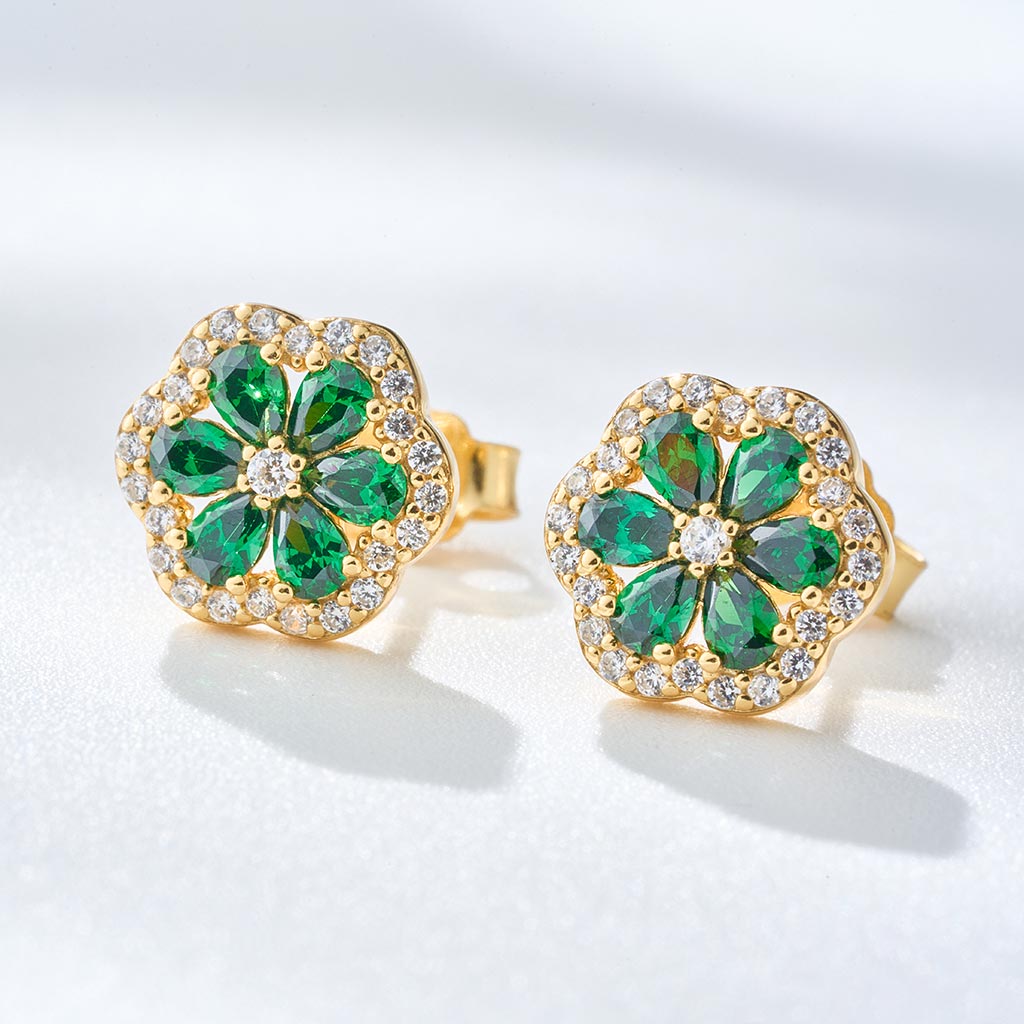 Aretes Daisy Esmeralda