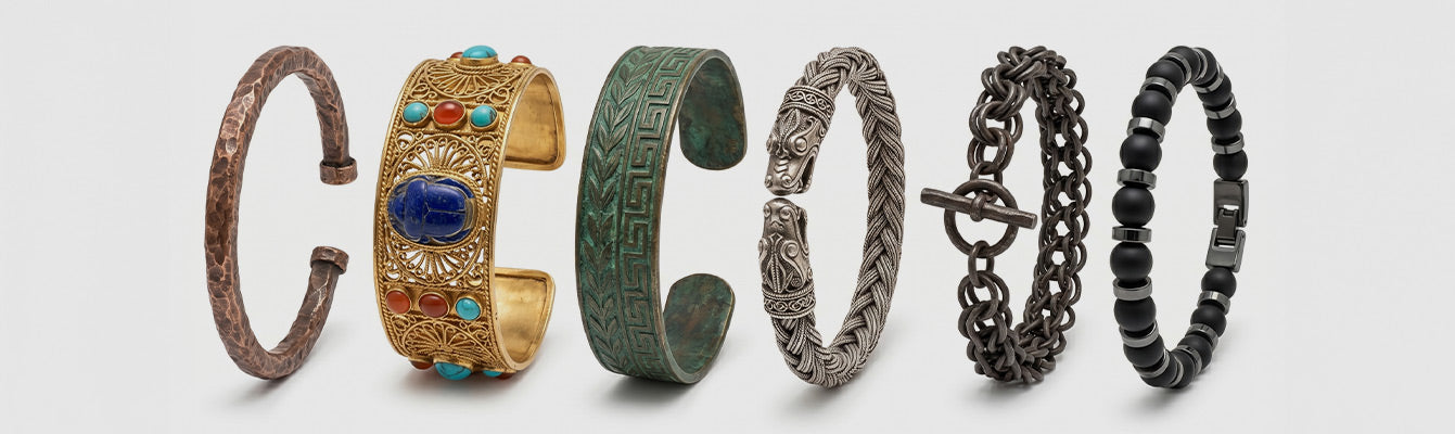 La Historia de los Brazaletes y Pulseras para Hombre: Más que un Accesorio